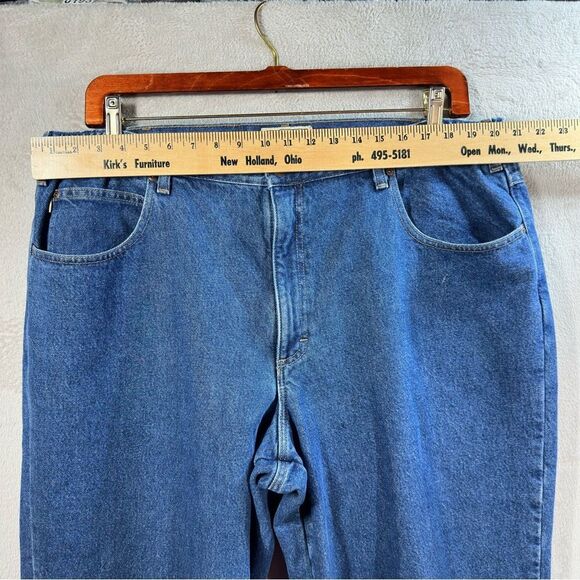 L.L. Bean Flannel Lined‎ Comfort Waist Jeans Bake Denim Men’s 42x29 - Picture 4 of 7